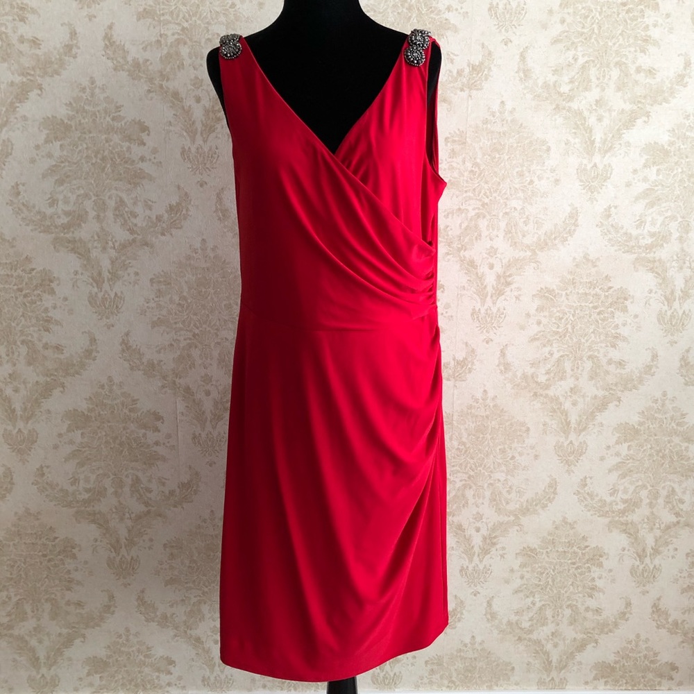 Evan Picone beaded dress